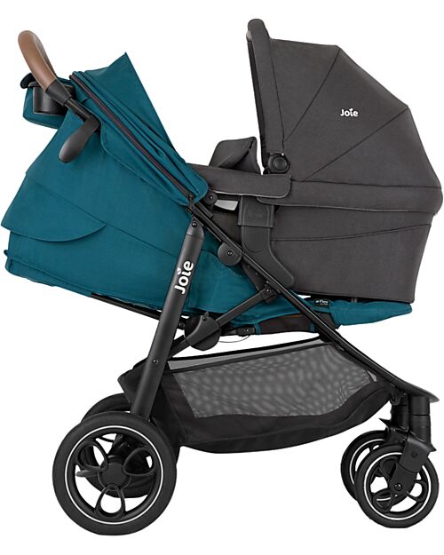 Joie Stroller Litetrax Pro - Peacock - Lightweight and Easy to Fold Lights Strollers