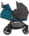 Joie Stroller Litetrax Pro - Peacock - Lightweight and Easy to Fold Lights Strollers
