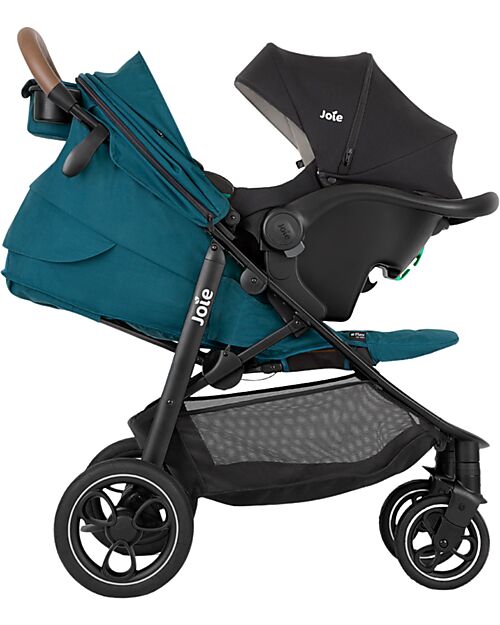 Joie Stroller Litetrax Pro - Peacock - Lightweight and Easy to Fold Lights Strollers