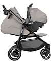 Joie Stroller Litetrax Pro - Pebble - Lightweight and Easy to Fold Lights Strollers