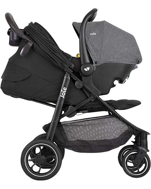 Joie Stroller Litetrax Pro - Shale - Lightweight and Easy to Fold Lights Strollers
