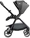 Joie Valora 4-in-1 Stroller - Ebony - Compact, Reversible, with Rain Cover and Adapters - from Birth up to 22 kg Pushchairs