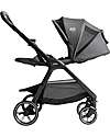 Joie Valora 4-in-1 Stroller - Ebony - Compact, Reversible, with Rain Cover and Adapters - from Birth up to 22 kg Pushchairs