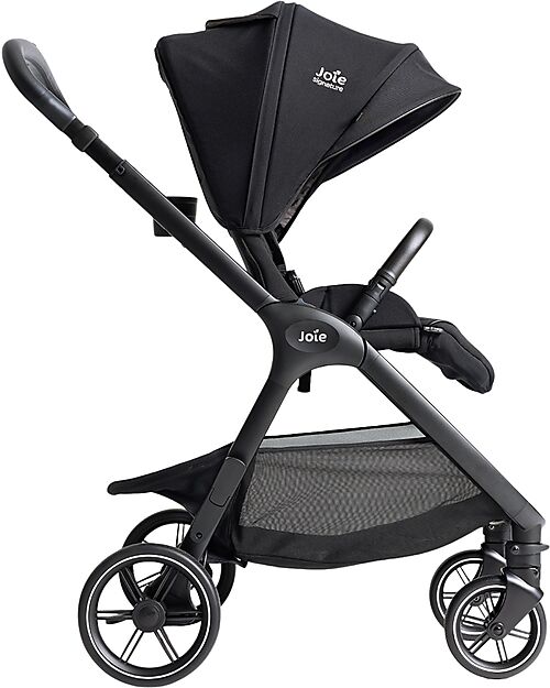 Joie Valora 4-in-1 Stroller - Eclipse - Compact, Reversible, with Rain Cover and Adapters - from Birth up to 22 kg Pushchairs
