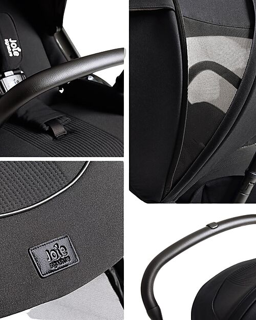 Joie Valora 4-in-1 Stroller - Eclipse - Compact, Reversible, with Rain Cover and Adapters - from Birth up to 22 kg Pushchairs