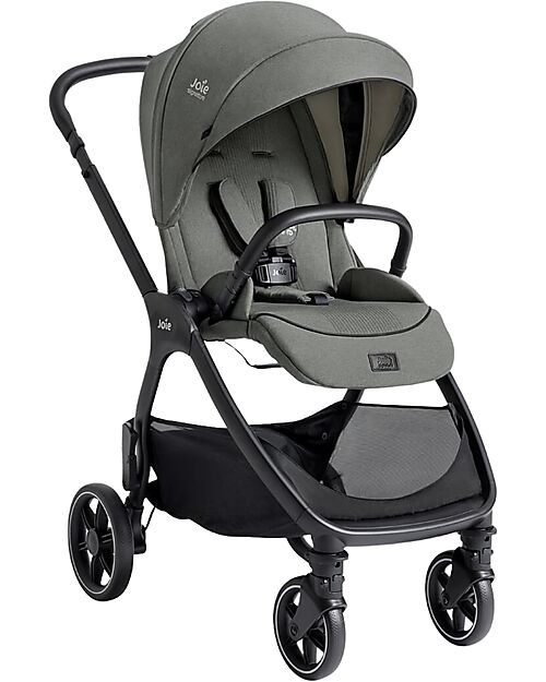 Joie Valora 4-in-1 Stroller - Evergreen - Compact, Reversible, with Rain Cover and Adapters - from Birth up to 22 kg Pushchairs