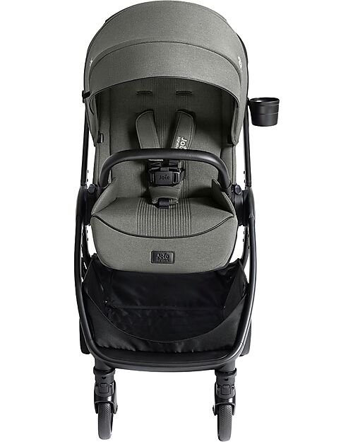 Joie Valora 4-in-1 Stroller - Evergreen - Compact, Reversible, with Rain Cover and Adapters - from Birth up to 22 kg Pushchairs
