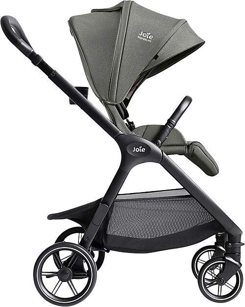 Joie Valora 4-in-1 Stroller - Evergreen - Compact, Reversible, with Rain Cover and Adapters - from Birth up to 22 kg Pushchairs