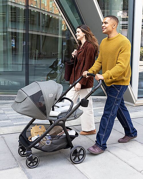 Joie Valora 4-in-1 Stroller - Evergreen - Compact, Reversible, with Rain Cover and Adapters - from Birth up to 22 kg Pushchairs