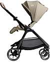 Joie Valora 4-in-1 Stroller - Sandstone - Compact, Reversible, with Rain Cover and Adapters - from Birth up to 22 kg Pushchairs