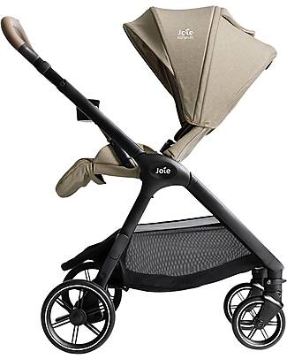 Joie Valora 4-in-1 Stroller - Sandstone - Compact, Reversible, with Rain Cover and Adapters - from Birth up to 22 kg Pushchairs