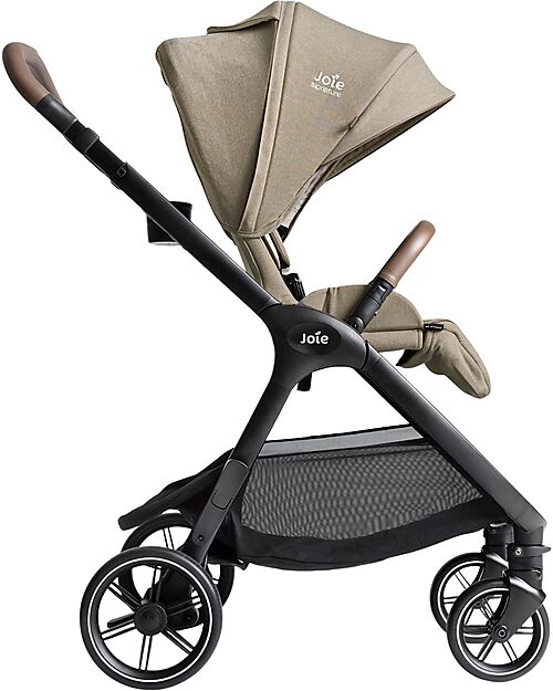 Joie Valora 4-in-1 Stroller - Sandstone - Compact, Reversible, with Rain Cover and Adapters - from Birth up to 22 kg Pushchairs