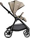 Joie Valora 4-in-1 Stroller - Sandstone - Compact, Reversible, with Rain Cover and Adapters - from Birth up to 22 kg Pushchairs