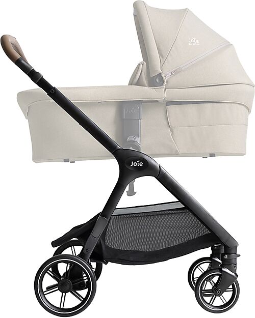 Joie Valora 4-in-1 Stroller - Sandstone - Compact, Reversible, with Rain Cover and Adapters - from Birth up to 22 kg Pushchairs
