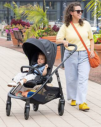 Joie Versadrift 4-in-1 Stroller with 360° Wheels - Black - Reversible, from Birth up to 22 kg Pushchairs