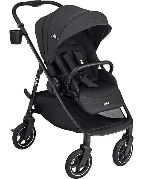Joie Versadrift 4-in-1 Stroller with 360° Wheels - Black - Reversible, from Birth up to 22 kg Pushchairs