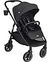 Joie Versadrift 4-in-1 Stroller with 360° Wheels - Black - Reversible, from Birth up to 22 kg Pushchairs