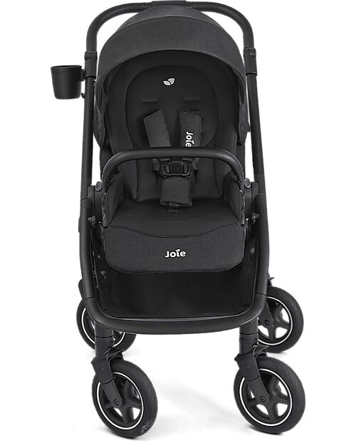 Joie Versadrift 4-in-1 Stroller with 360° Wheels - Black - Reversible, from Birth up to 22 kg Pushchairs