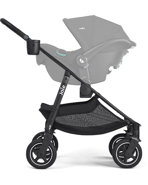 Joie Versadrift 4-in-1 Stroller with 360° Wheels - Black - Reversible, from Birth up to 22 kg Pushchairs