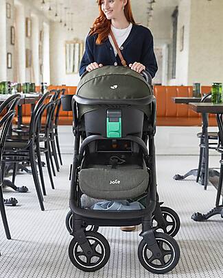 Joie Versadrift 4-in-1 Stroller with 360° Wheels - Green - Reversible, from Birth up to 22 kg Pushchairs