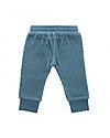 Jollein Baby Pants Velour, Teal - Organic Cotton Trousers