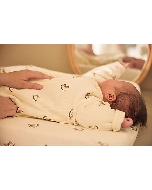 Jollein Baby Sleeping Bag with Removable Sleeve - Nostalgic Ride - 90 cm - TOG 3.5 Sleeping Bags