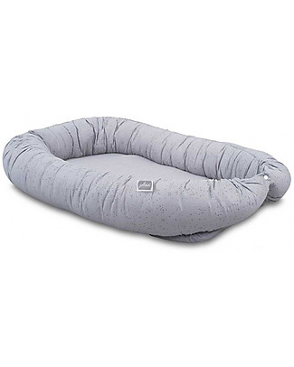 Jollein Babynest Mini Dots Grey - 40x70 cm Baby Nest