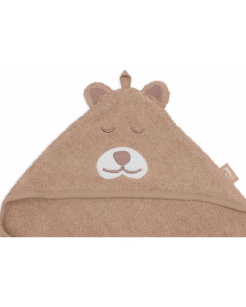 Jollein Bath Cape - Terry - With Hood - 75x75cm - Jungle Jambo - Cheetah Towels And Flannels