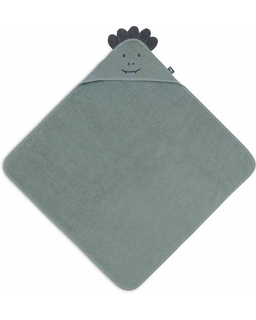 Jollein Bath Cape - Terry - With Hood - 75x75cm - Jungle Jambo - Croco Towels And Flannels