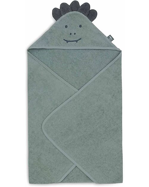 Jollein Bath Cape - Terry - With Hood - 75x75cm - Jungle Jambo - Croco Towels And Flannels