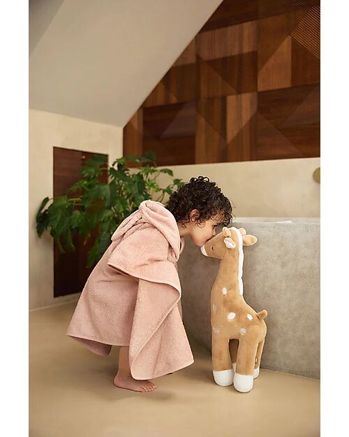 Jollein Bath Poncho - Terry Cloth - Wild Rose - 62 x 65cm Towels And Flannels