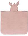 Jollein Bath Poncho - Terry Cloth - Wild Rose - 62 x 65cm Towels And Flannels