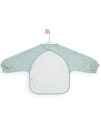 Jollein Bib waterproof with sleeves Snake soft green Waterproof Bibs