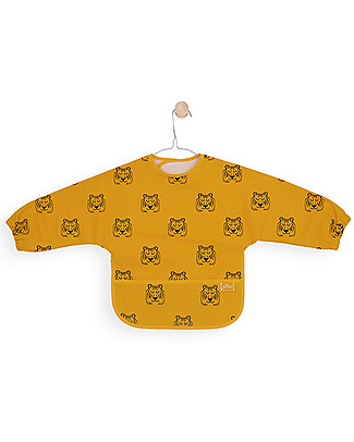 Jollein Bib waterproof with sleeves Tiger mustard Waterproof Bibs
