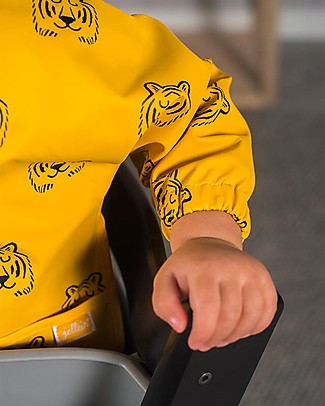 Jollein Bib waterproof with sleeves Tiger mustard Waterproof Bibs