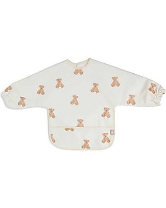 Jollein Bib with Sleeves - Waterproof - Teddy Bear Burpy Bibs