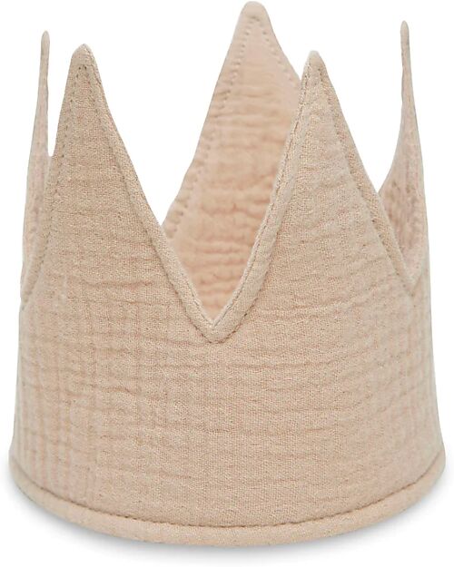Jollein Birthday Crown - Biscuit - 100% cotton - For Kids of All Ages Dressing Up & Role Play