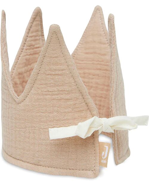 Jollein Birthday Crown - Biscuit - 100% cotton - For Kids of All Ages Dressing Up & Role Play