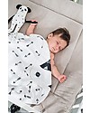 Jollein Black and White Blanket, Indians - 100% Muslin Cotton - 75x100 cm Muslin Swaddle