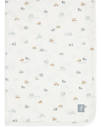 Jollein Blanket Cradle Jersey - 75x100cm - On The Go - 100% Organic Cotton Blanket