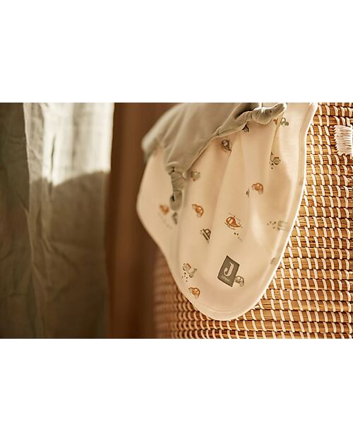 Jollein Blanket Cradle Jersey - 75x100cm - On The Go - 100% Organic Cotton Blanket