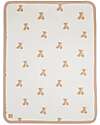 Jollein Blanket Cradle Jersey - 75x100cm - Teddy Bear - 100% Organic Cotton Blanket