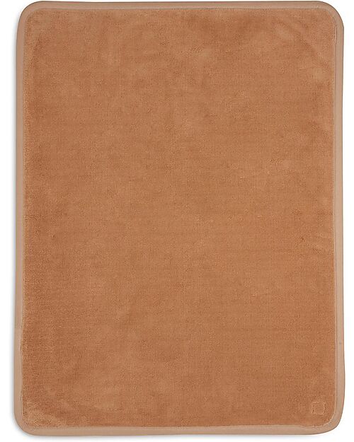 Jollein Blanket Cradle Jersey - 75x100cm - Teddy Bear - 100% Organic Cotton Blanket