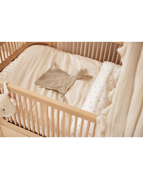 Jollein Bunny Doudou – Olive Green – 40x40 cm – 100% Cotton Doudou & Comforters