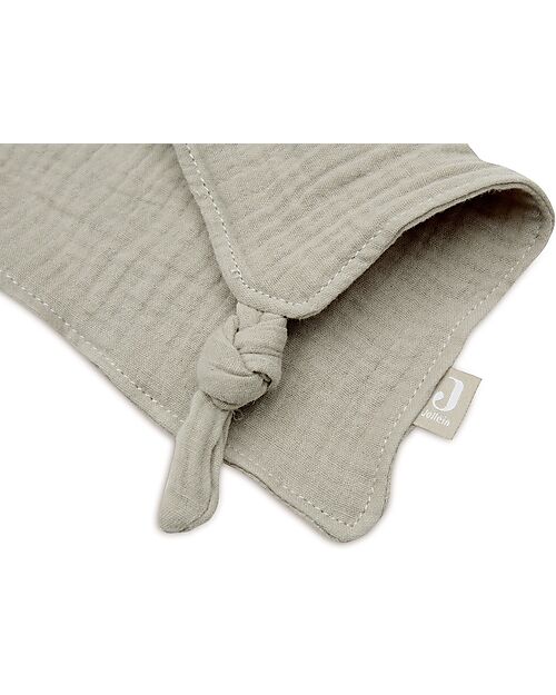 Jollein Bunny Doudou – Olive Green – 40x40 cm – 100% Cotton Doudou & Comforters