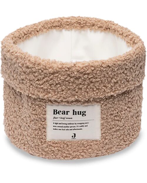 Jollein Changing Table Basket - 18x14cm - Teddy - Biscuit Storage organisers