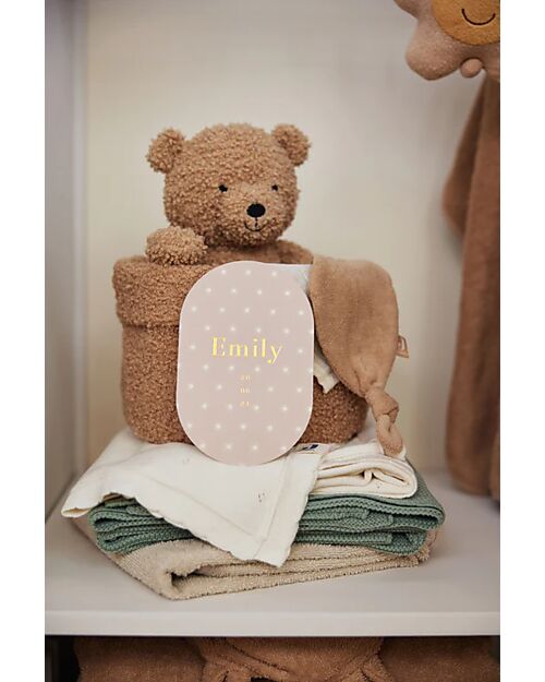 Jollein Changing Table Basket - 18x14cm - Teddy - Biscuit Storage organisers