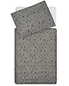 Jollein Cot Duvet Cover and Pillowcase Set - Spot Storm Grey - 100x140 cm - 100% cotton Duvet Sets