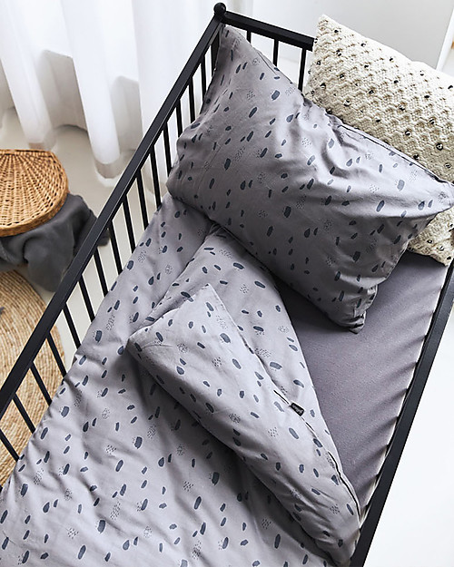 Grey cot bedding hotsell