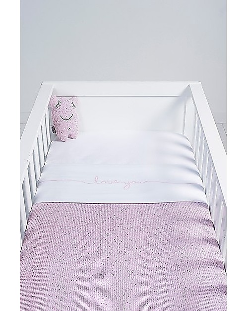 cot sheets pink